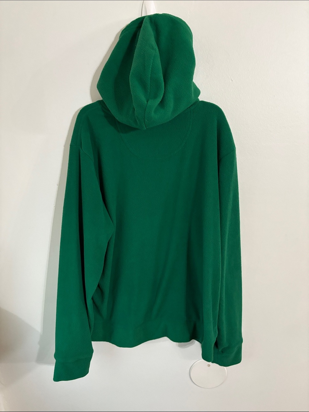 U.S. Polo Assn. Green Teddy Fleece Jacket - Men’s size Large EUC - Picture 4 of 7